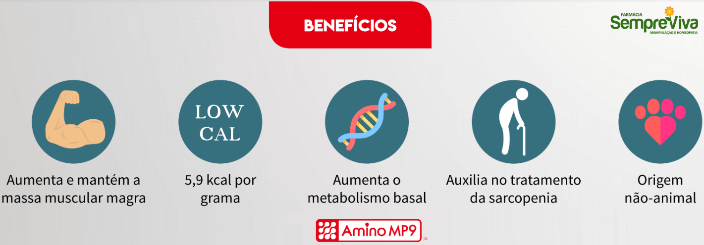 Amino MP9 benefícios